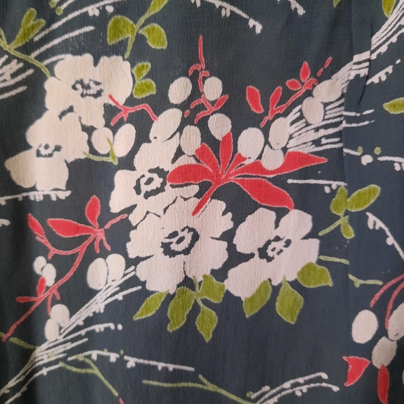 Vintage Floral Print Maxi Skirt - Picture 6 of 10